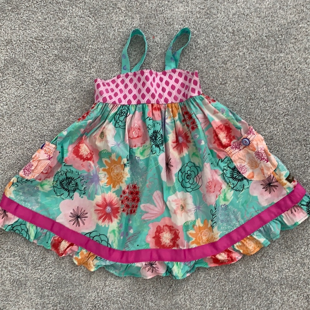Matilda Jane Sz 4 sleeveless Dress with pockets